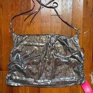 METALLIC HALTER TOP BNWT SIZE 4X